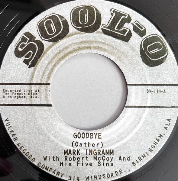 Mark Ingramm / Robert McCoy - Goodbye /Bye Bye Baby