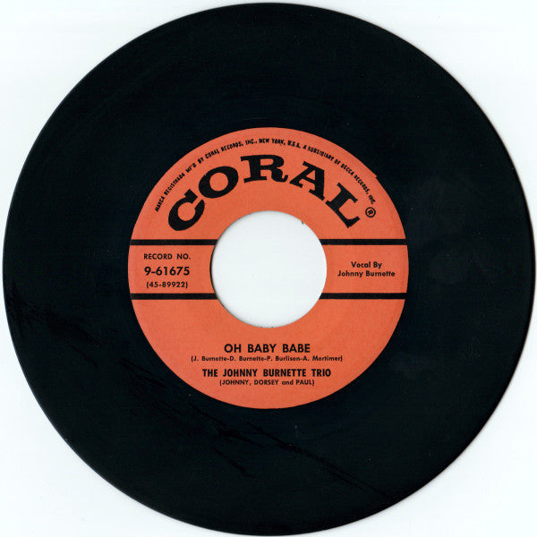 Johnny Burnette Trio - Midnight Train / Oh Baby Babe