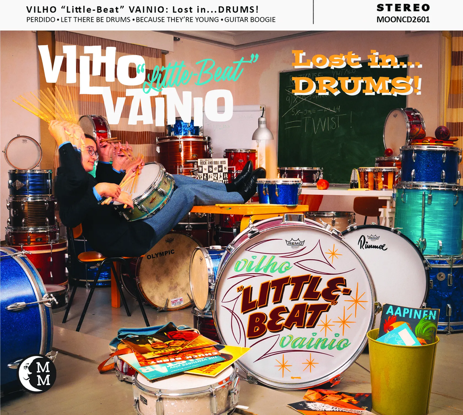 Vilho "Little Beat" Vainio: Lost In... Drums! 10"